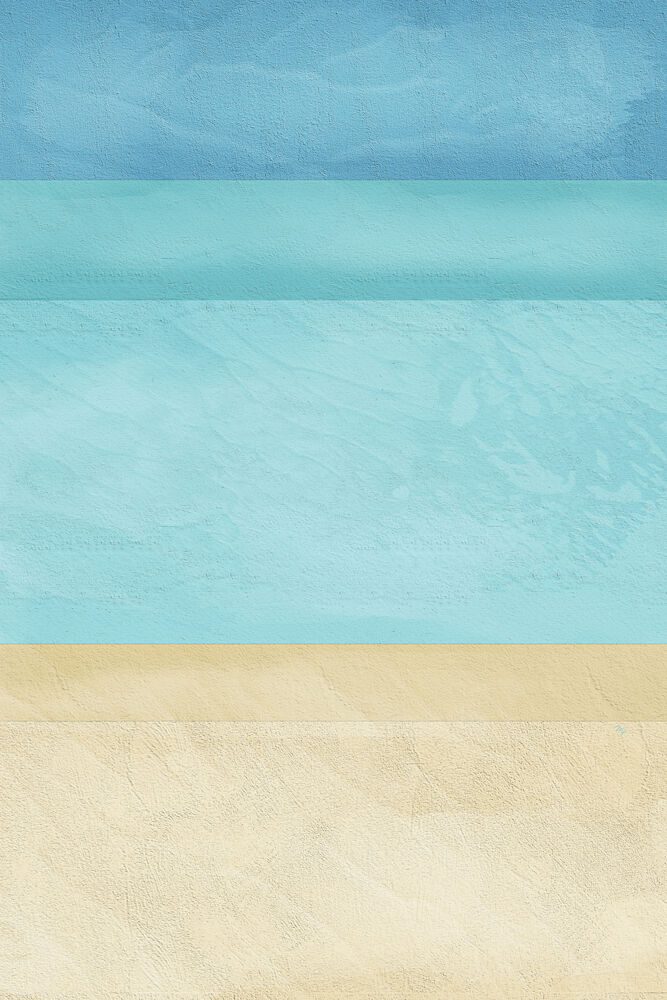Serene Beach Layers art print by Martina for $57.95 CAD