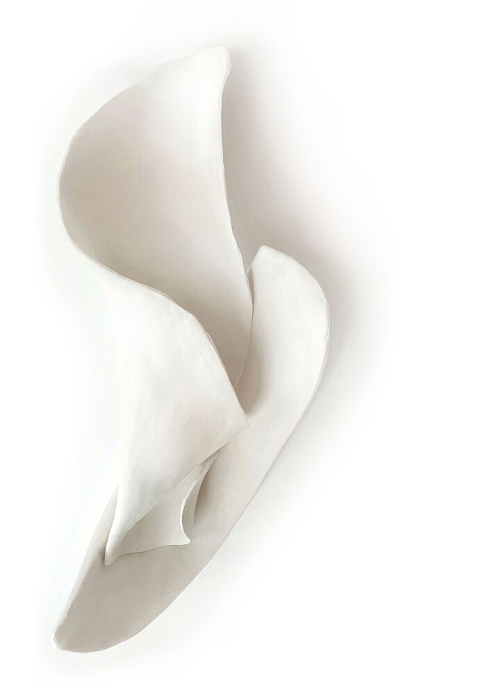 Elegant Floral Sculpture art print by Jenja Braun for $57.95 CAD