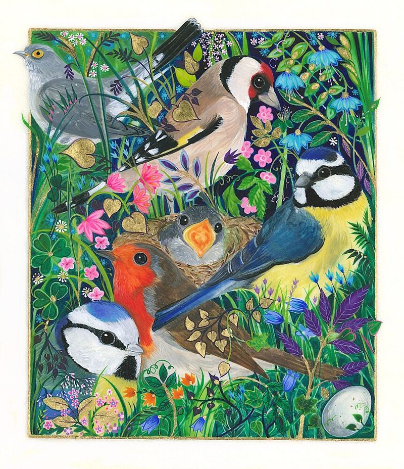 The Birds Around the Nest art print by Isabelle Brent for $57.95 CAD