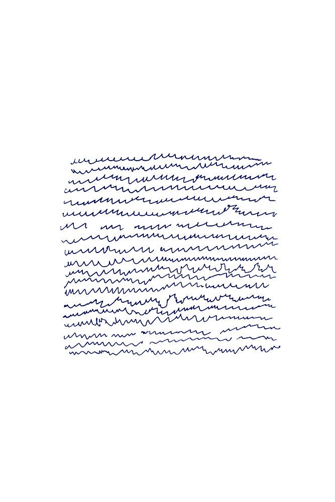 Abstract Blue Waves art print by Rosalinda for $57.95 CAD