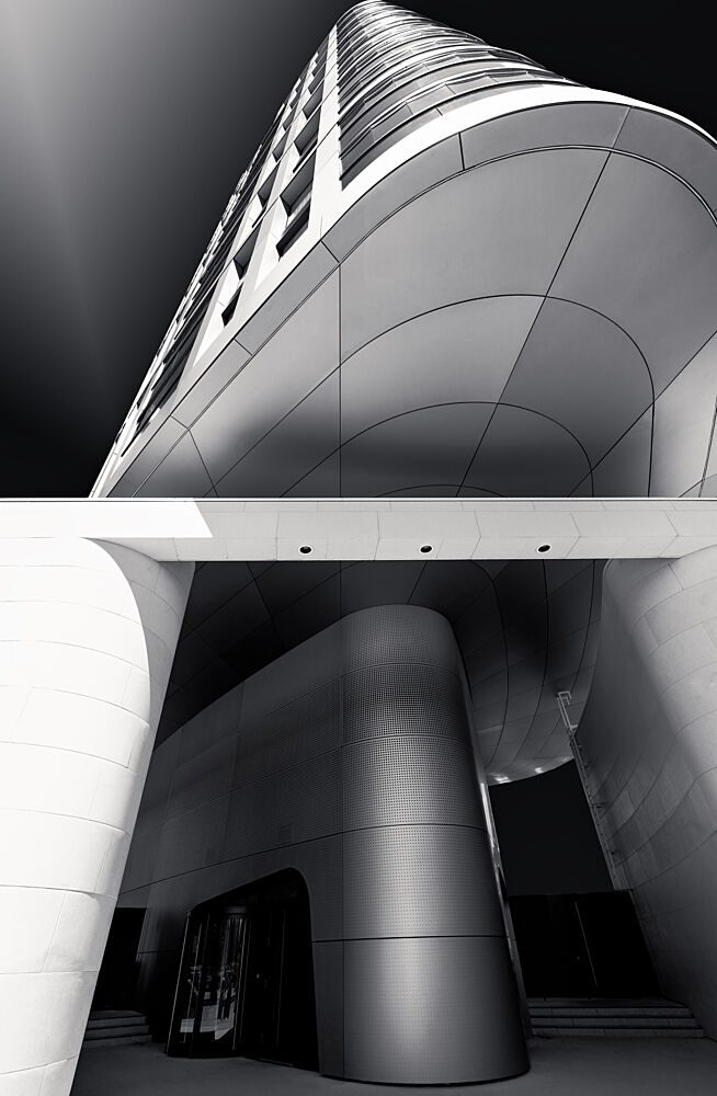 Modern Curved Architecture art print by Roland Weber for $57.95 CAD