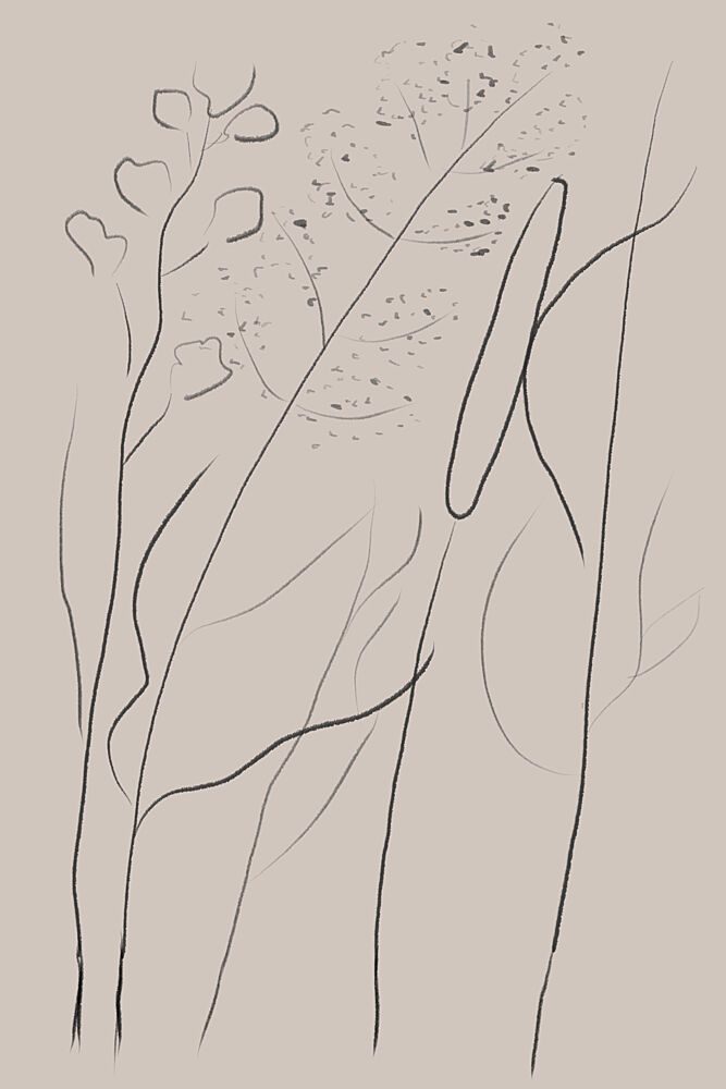 Modern Line Art Plant art print by The Miuus Studio for $57.95 CAD