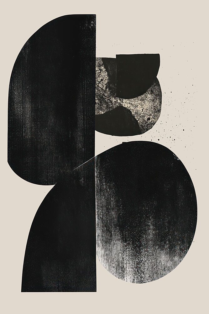 Abstract Shapes No.2 art print by The Miuus Studio for $57.95 CAD