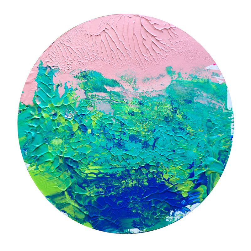 Colorful Abstract Horizon art print by Kanat Ibragimov for $57.95 CAD