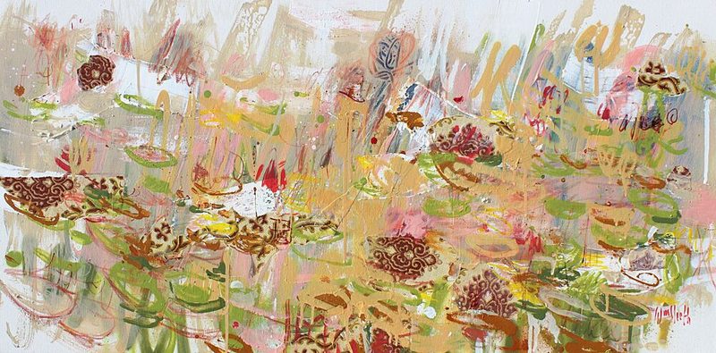 Abstract Garden Bloom art print by Wayne Sleeth for $57.95 CAD