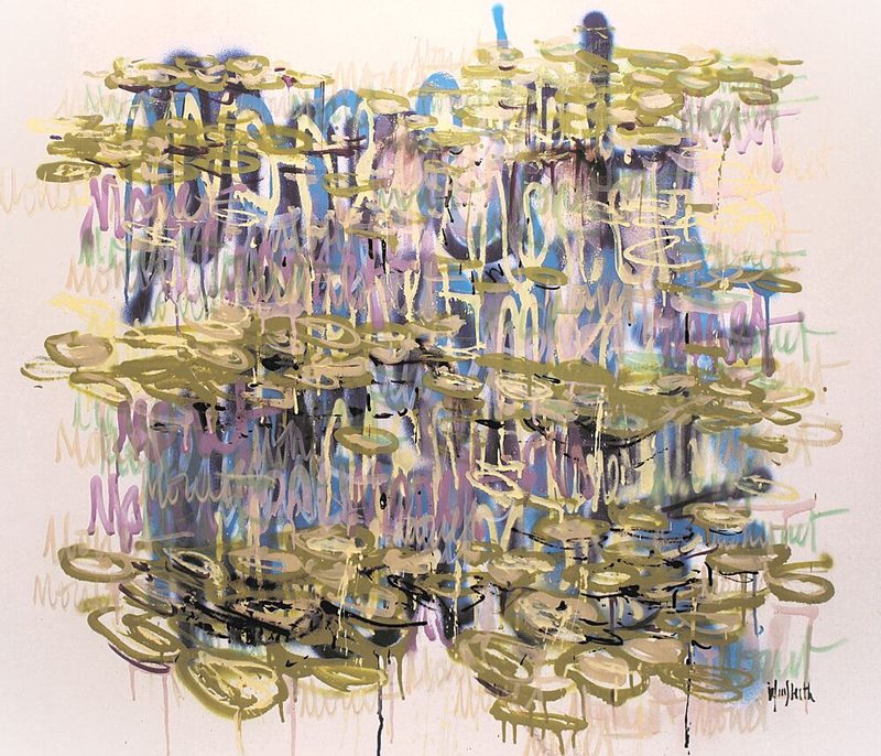 Vibrant Abstract Lilies art print by Wayne Sleeth for $57.95 CAD