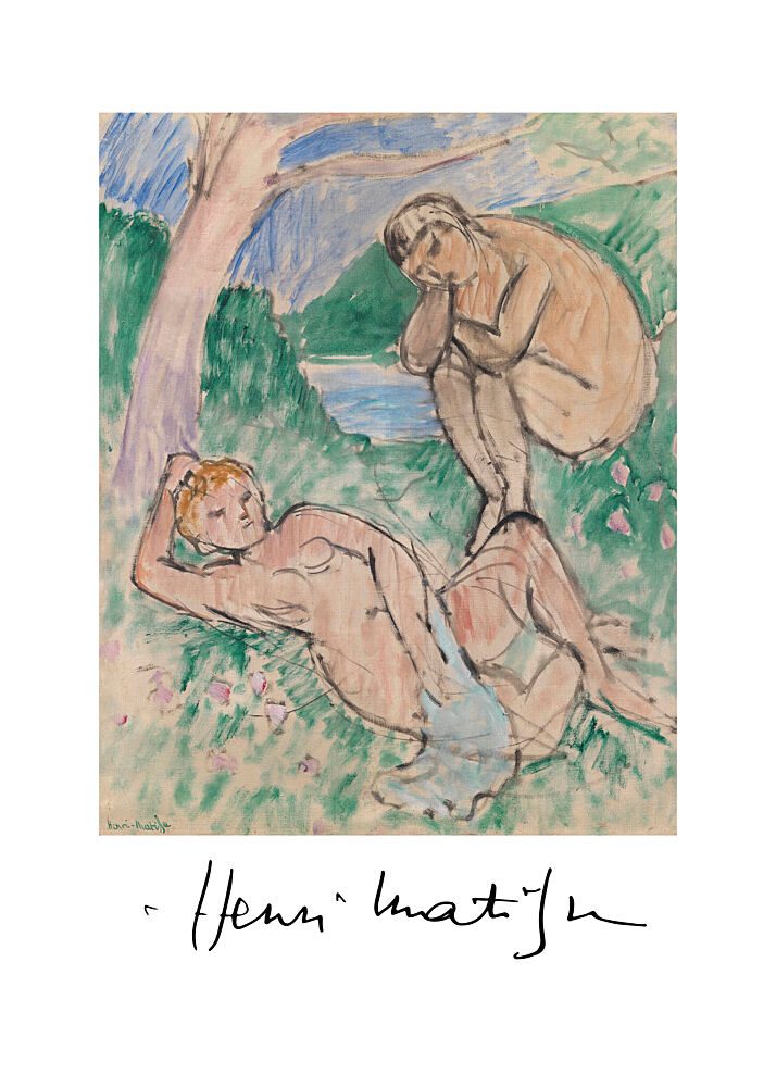 Baigneurs art print by Henri Matisse for $57.95 CAD