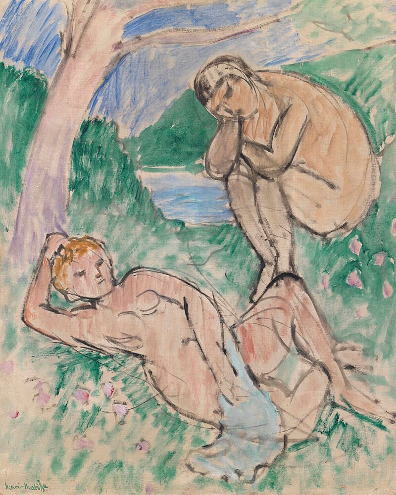 Baigneurs art print by Henri Matisse for $57.95 CAD