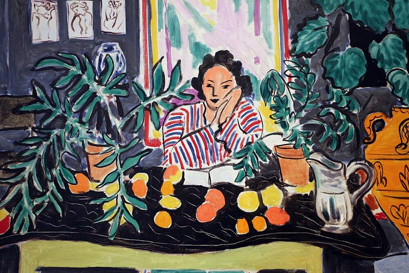 Interno Con Vaso Etrusco 1940 art print by Henri Matisse for $57.95 CAD