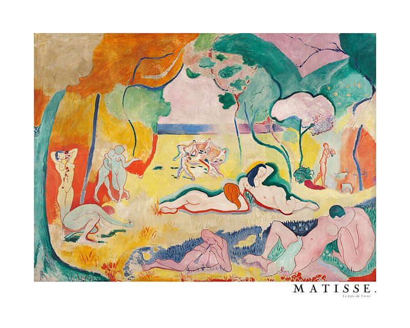 la Joie de Vivre, with Boarder art print by Henri Matisse for $57.95 CAD