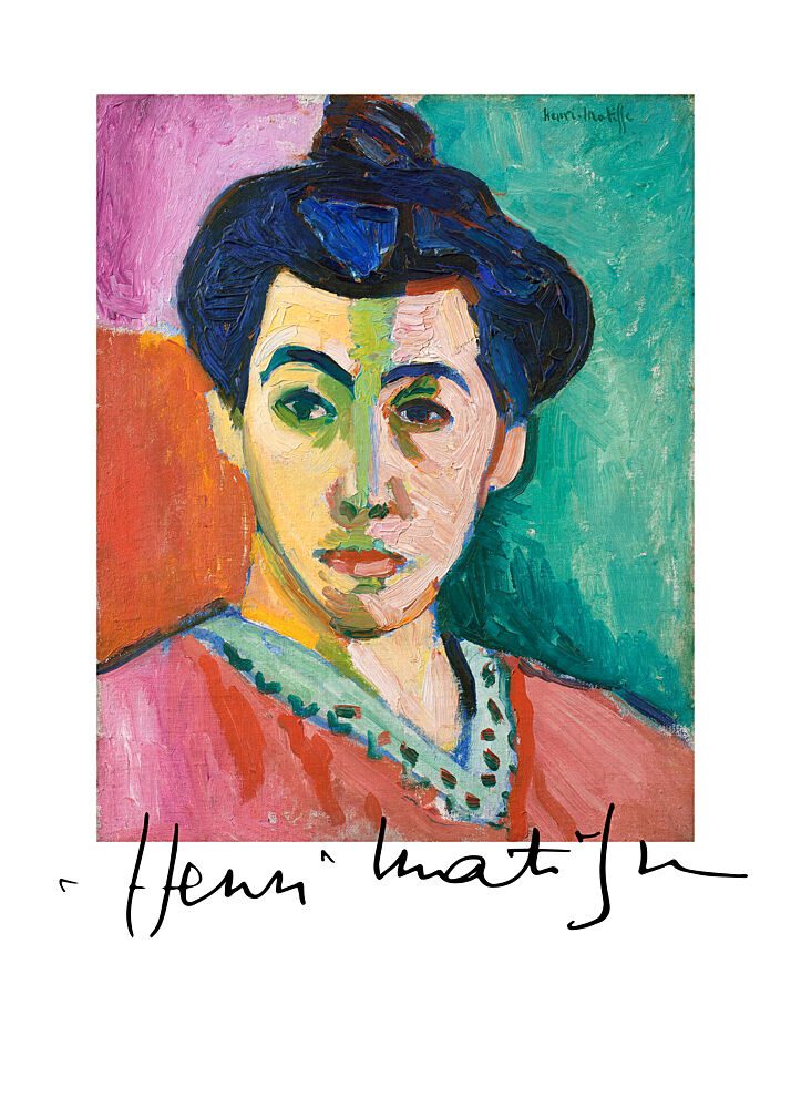 la Raie Verte with Signature art print by Henri Matisse for $57.95 CAD