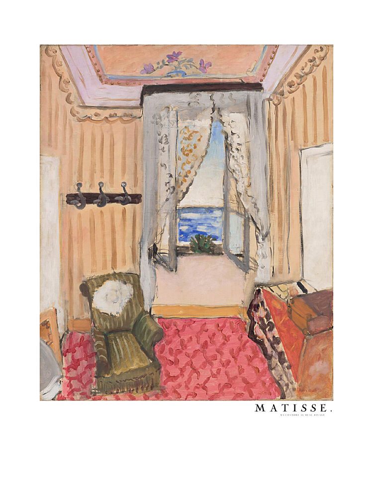Ma Chambre Au Beau Rivage Boarder art print by Henri Matisse for $57.95 CAD