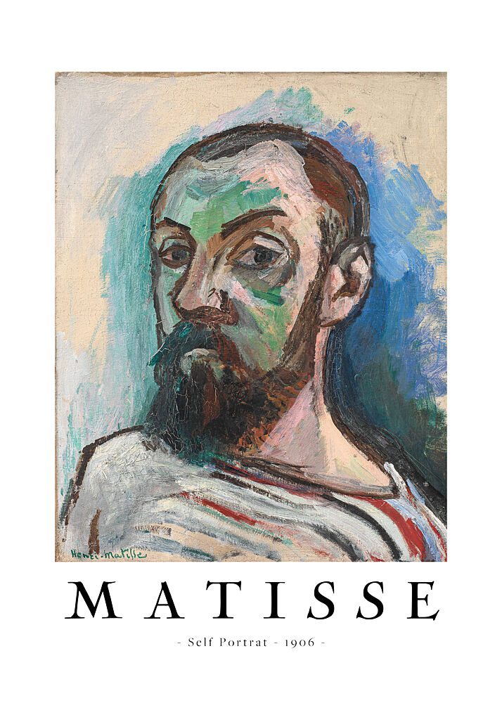 Self Portrait 1906 Poster art print by Henri Matisse for $57.95 CAD