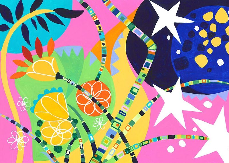 Spring Evening Flora art print by Isabelle Brent for $57.95 CAD