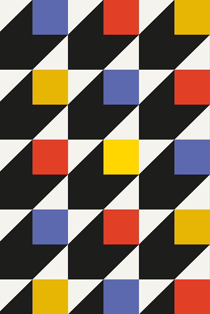 Vibrant Geometric Blocks art print by Rosalinda for $57.95 CAD