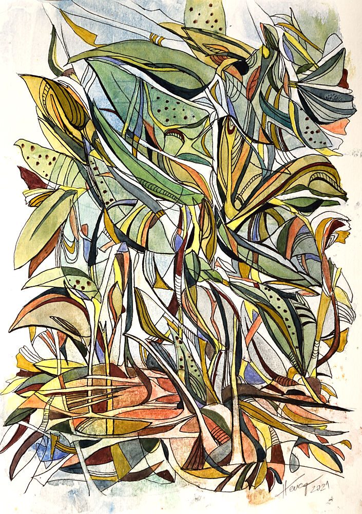 Deep in the Jungle art print by Aniko Hencz for $57.95 CAD