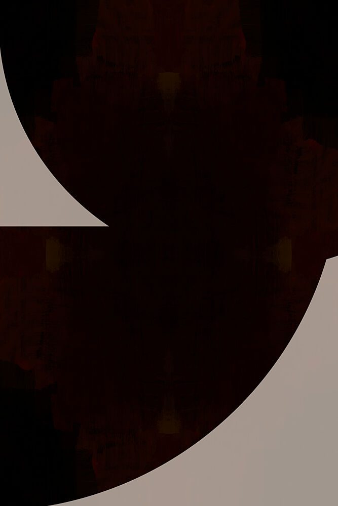 Dark Abstract Shapes art print by Cartissi for $57.95 CAD