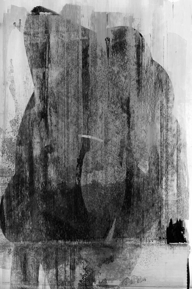 Dark Abstract Embrace art print by Cartissi for $57.95 CAD