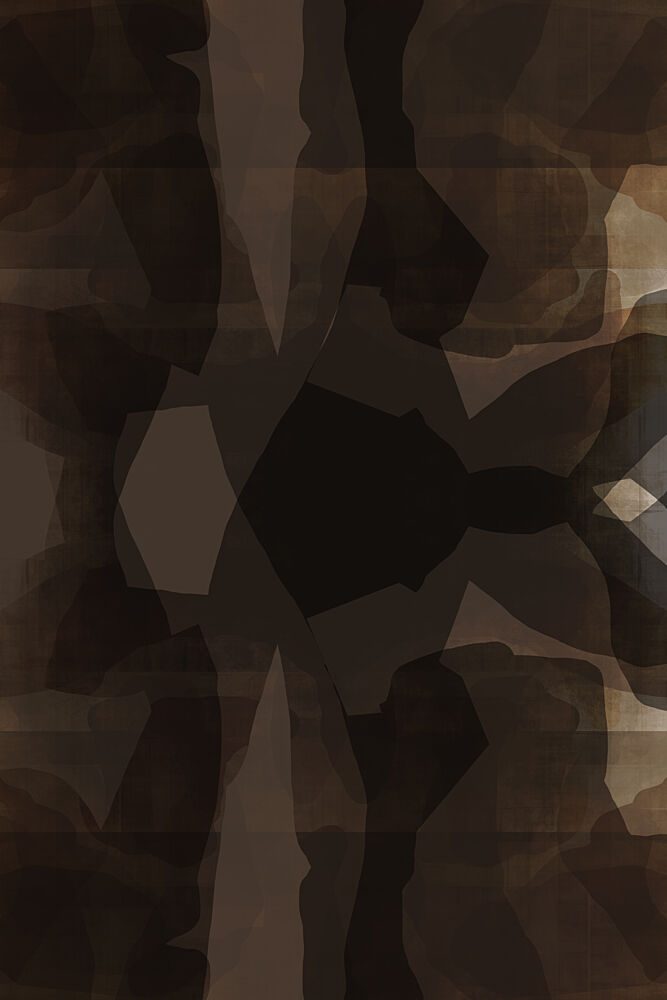 Deep Brown Abstract art print by Cartissi for $57.95 CAD