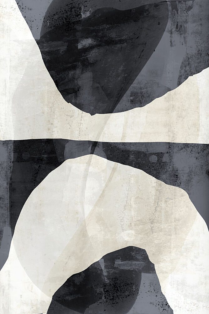 Fluid Grey Forms art print by Cartissi for $57.95 CAD