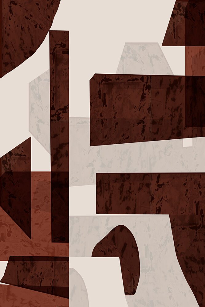 Abstract Earthy Shapes art print by Cartissi for $57.95 CAD