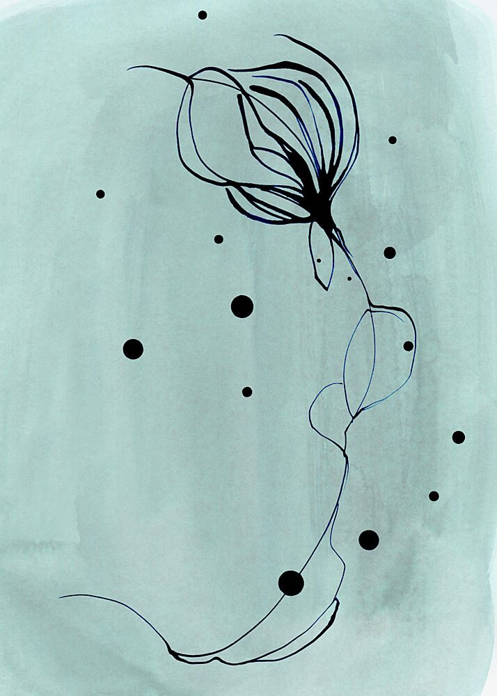Delicate Botanical Lines art print by Jenja Braun for $57.95 CAD