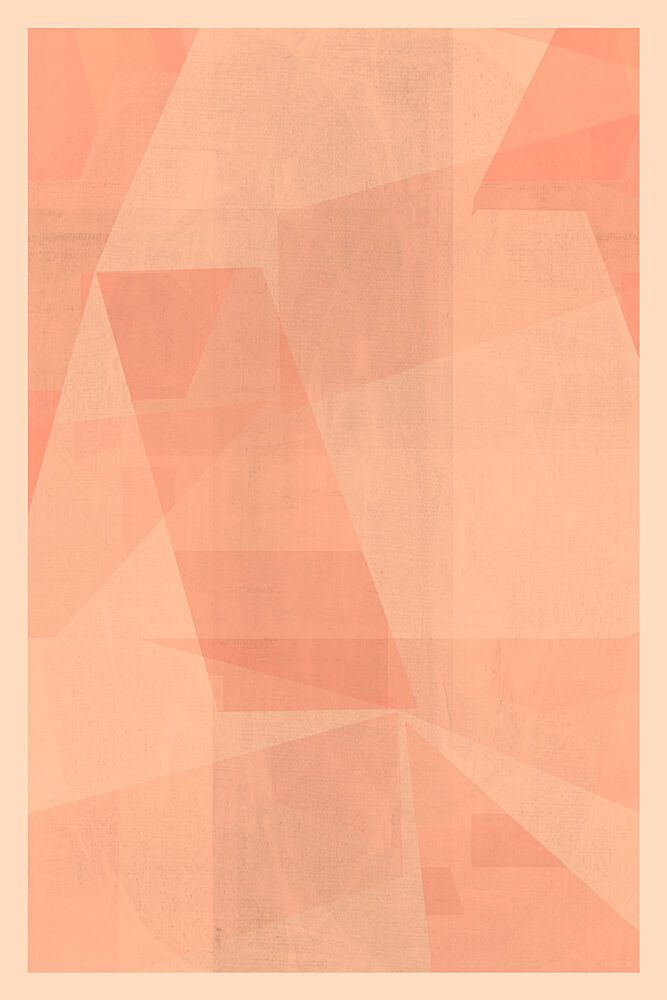 Soft Peach Geometry art print by Cartissi for $57.95 CAD