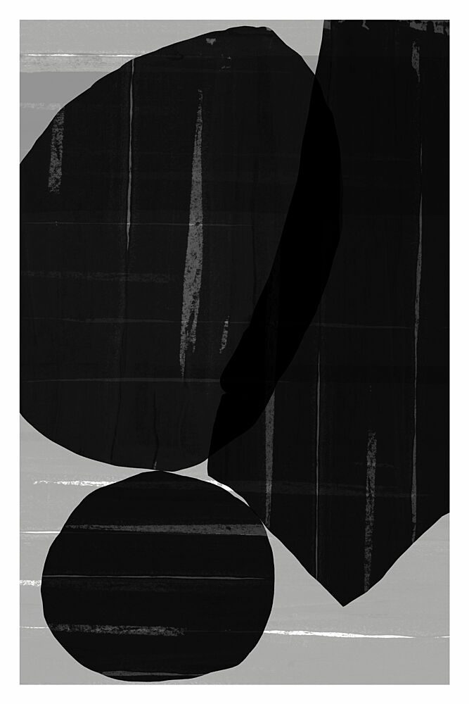 Modern Black Balance art print by Cartissi for $57.95 CAD