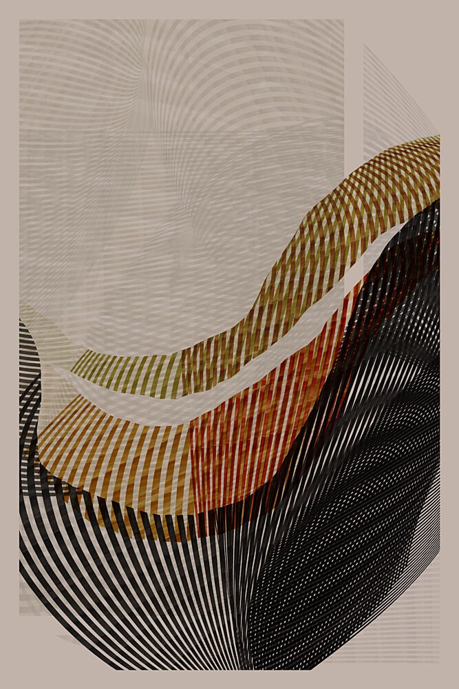 Abstract Flowing Lines art print by Cartissi for $57.95 CAD