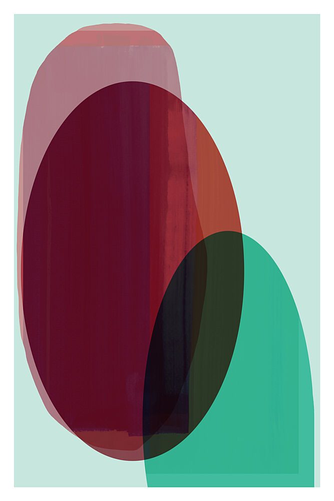 Abstract Fluid Shapes art print by Cartissi for $57.95 CAD