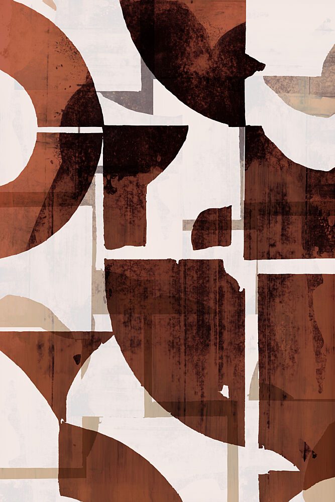 Earthy Geometric Forms art print by Cartissi for $57.95 CAD