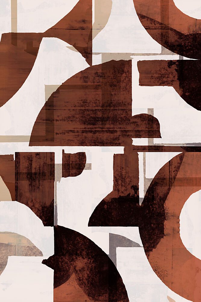 Abstract Earth Tones art print by Cartissi for $57.95 CAD