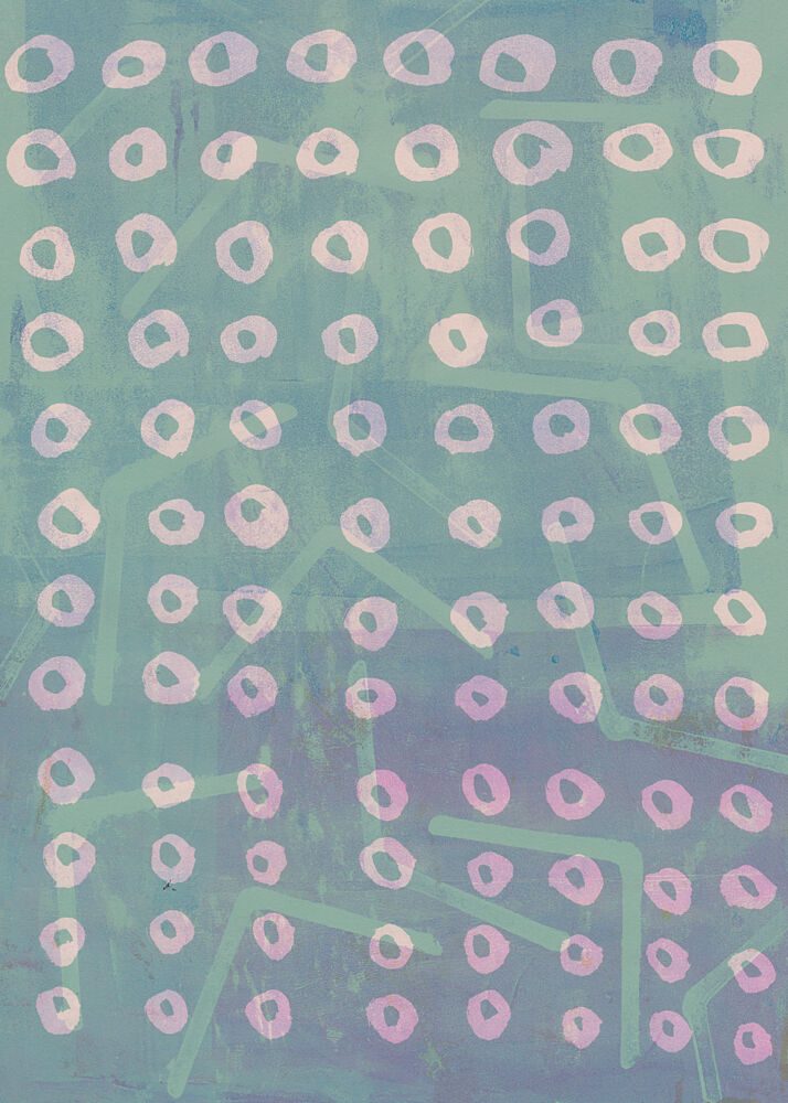 Soft Circuit Pattern art print by Dina Dankers for $57.95 CAD