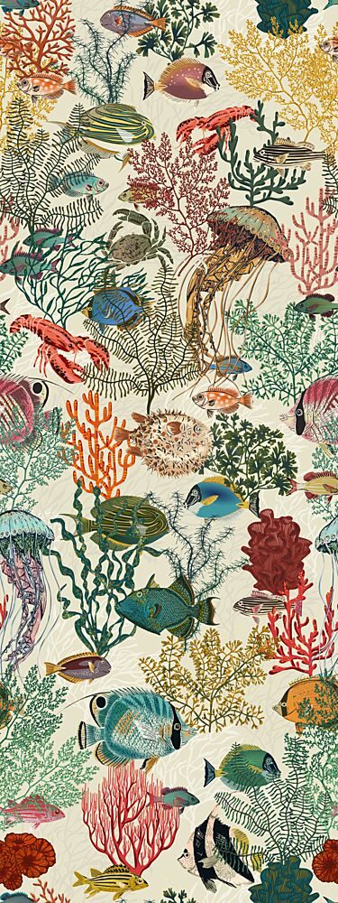 Vibrant Ocean Life art print by Annick for $57.95 CAD