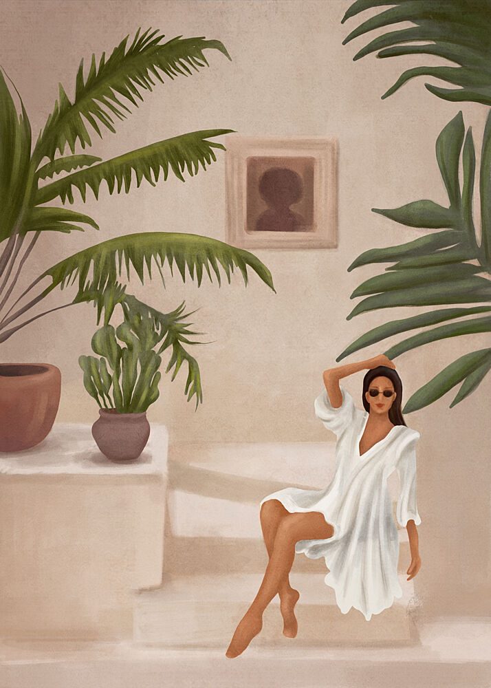 Boho Summer Retreat art print by City Art for $57.95 CAD