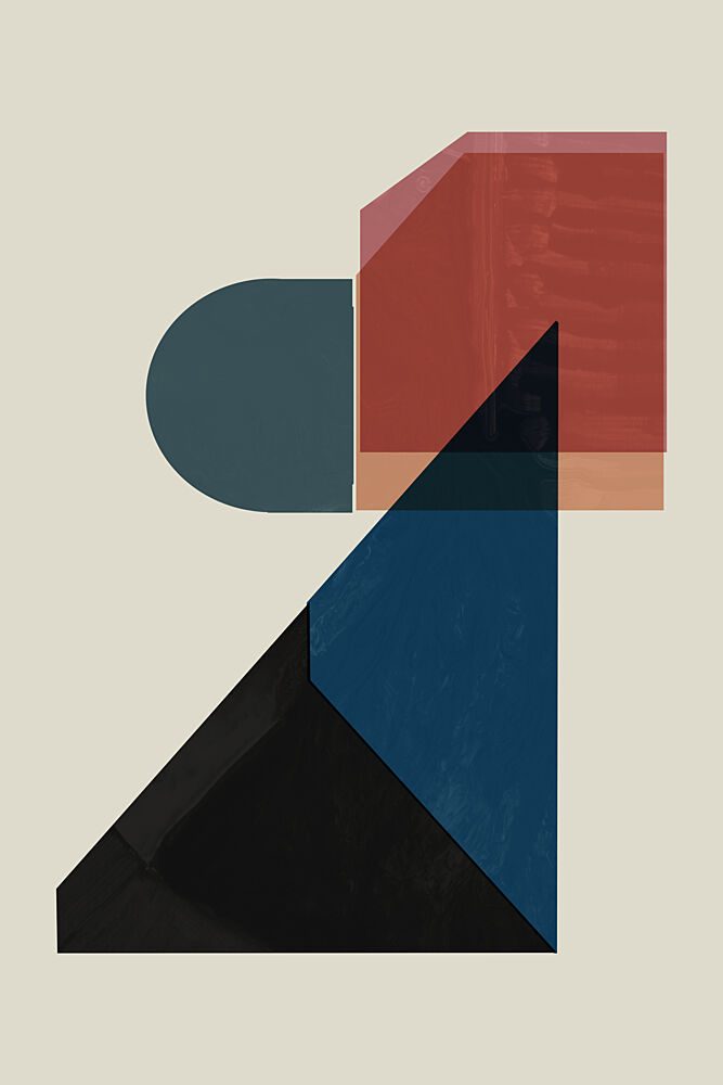 Balanced Geometric Forms art print by Cartissi for $57.95 CAD