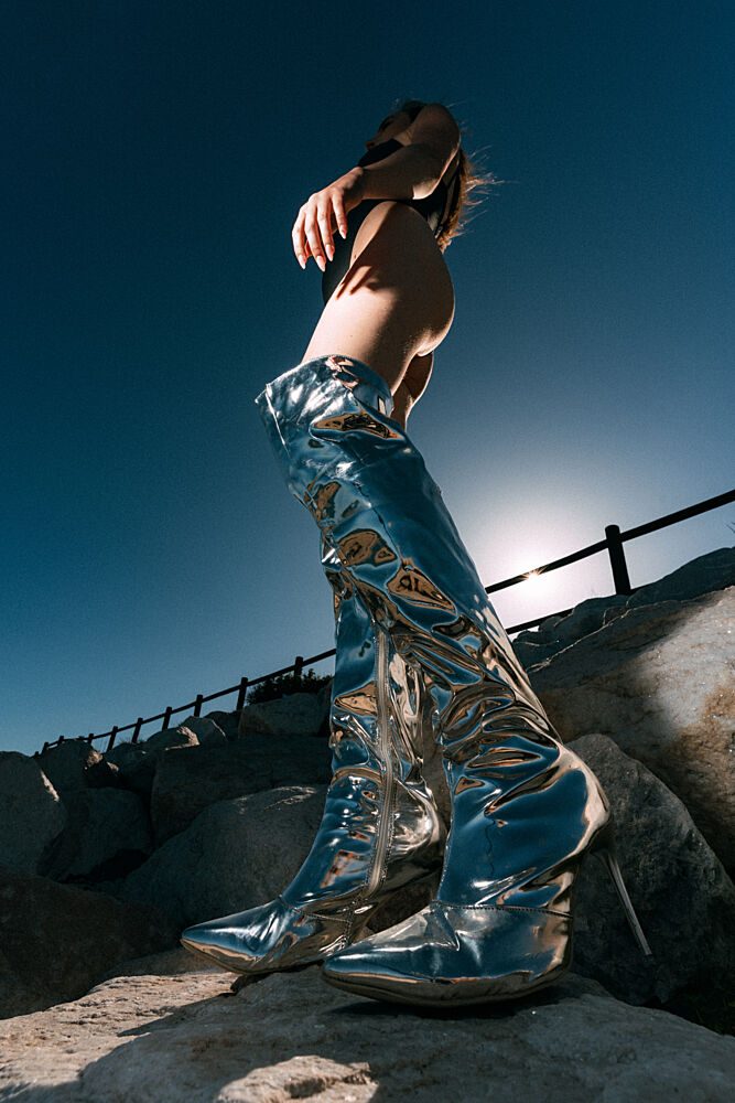 Futuristic Silver Boots art print by Alexandr Sutula for $57.95 CAD