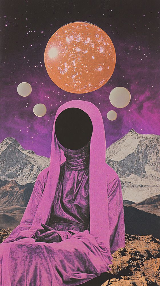 Cosmic Desert Meditation art print by Samantha Hearn for $57.95 CAD