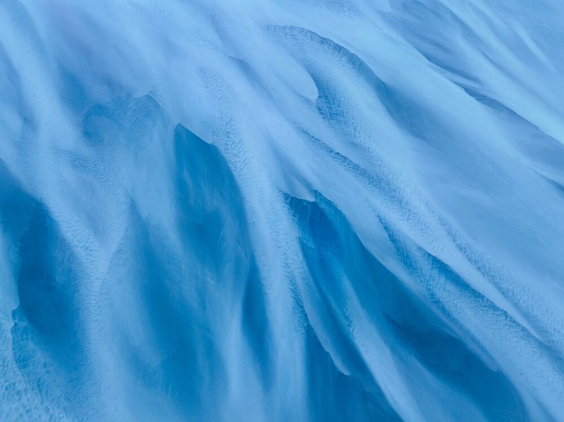 Soft Blue Waves art print by John Fan for $57.95 CAD