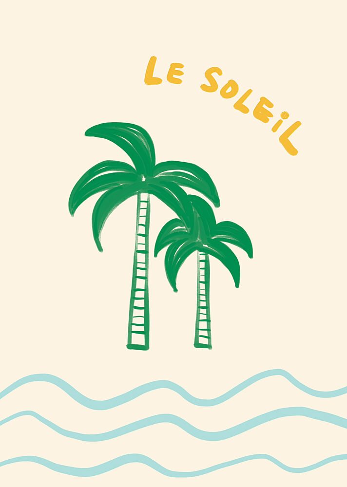 le Soleil Palm Beach art print by Rio Soley for $57.95 CAD