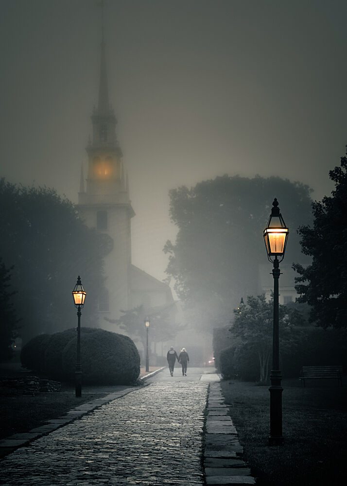 Misty Church Path art print by Shi and Amp Wei for $57.95 CAD