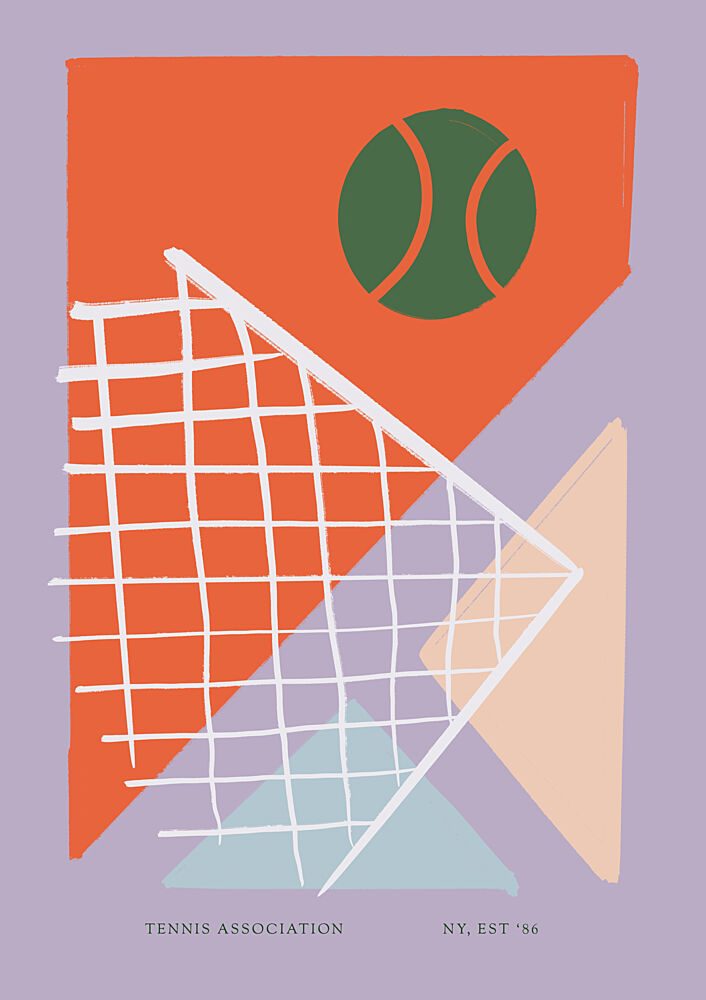 Tennisassociation art print by Treechild for $57.95 CAD