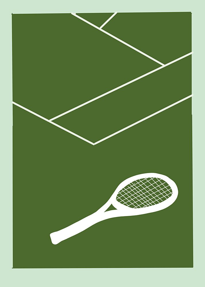 Tennisclubno03 art print by Treechild for $57.95 CAD