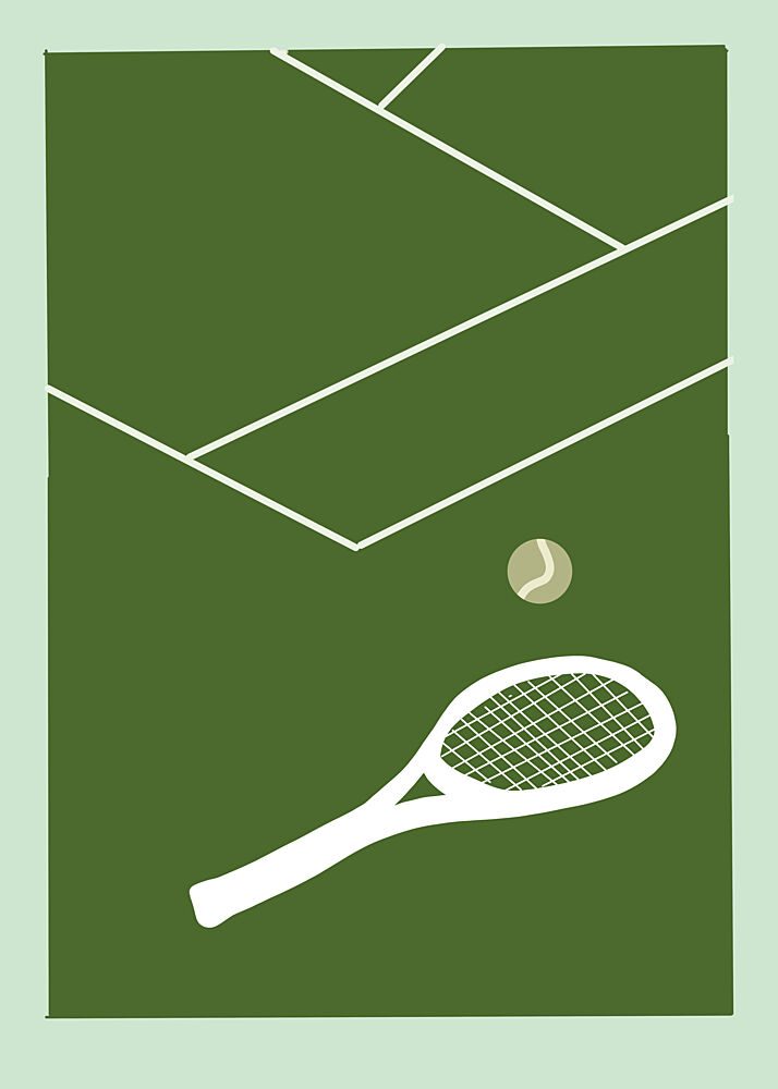 Tennisclubno04 art print by Treechild for $57.95 CAD