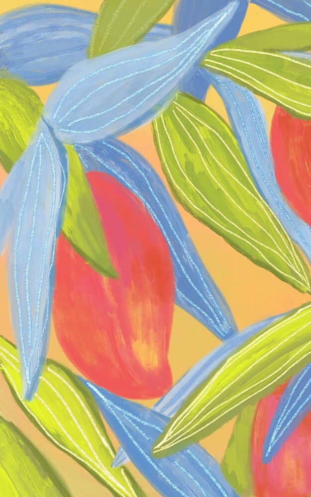 Vibrant Tropical Foliage art print by Aliya Putrus for $57.95 CAD