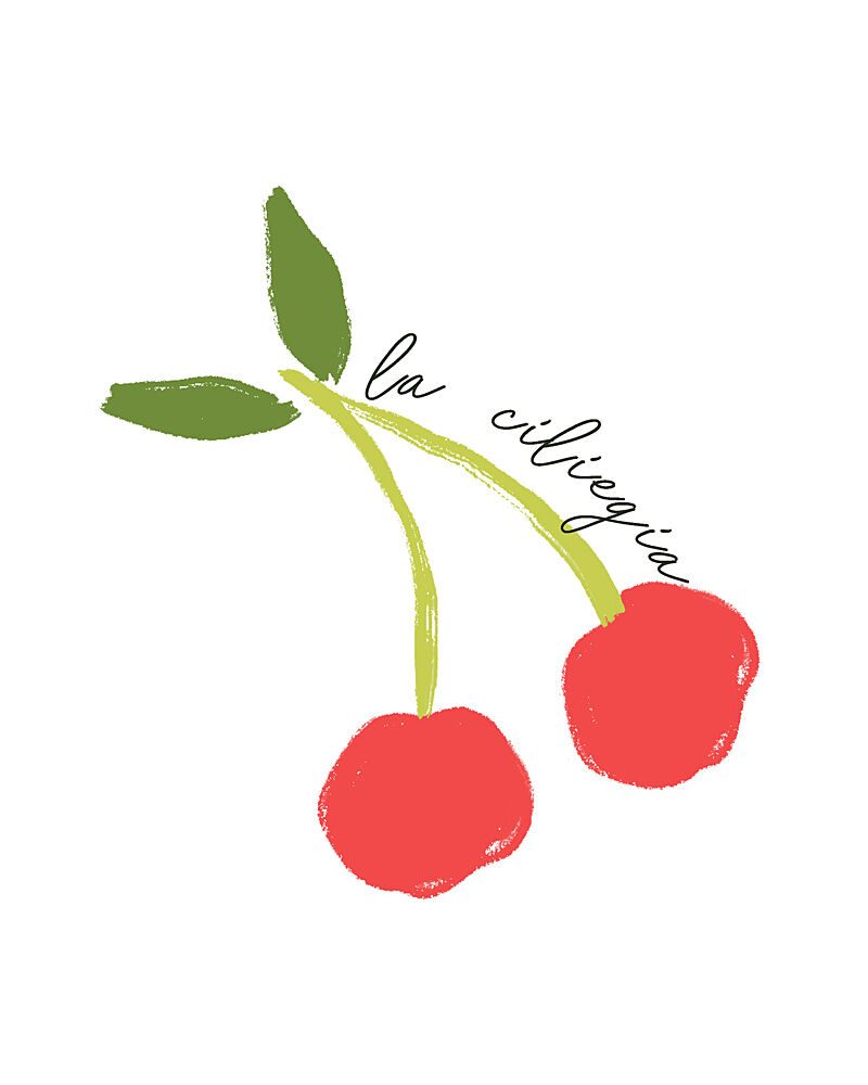 la Ciliegia Cherries art print by Giovanna Juliao for $57.95 CAD