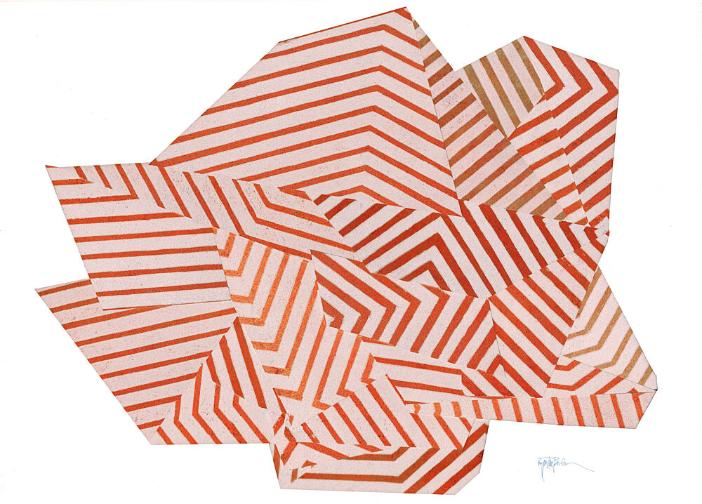 Dynamic Striped Angles art print by Paulina Varregn for $57.95 CAD