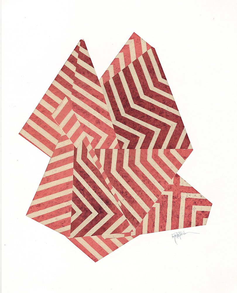 Dynamic Chevron Shapes art print by Paulina Varregn for $57.95 CAD