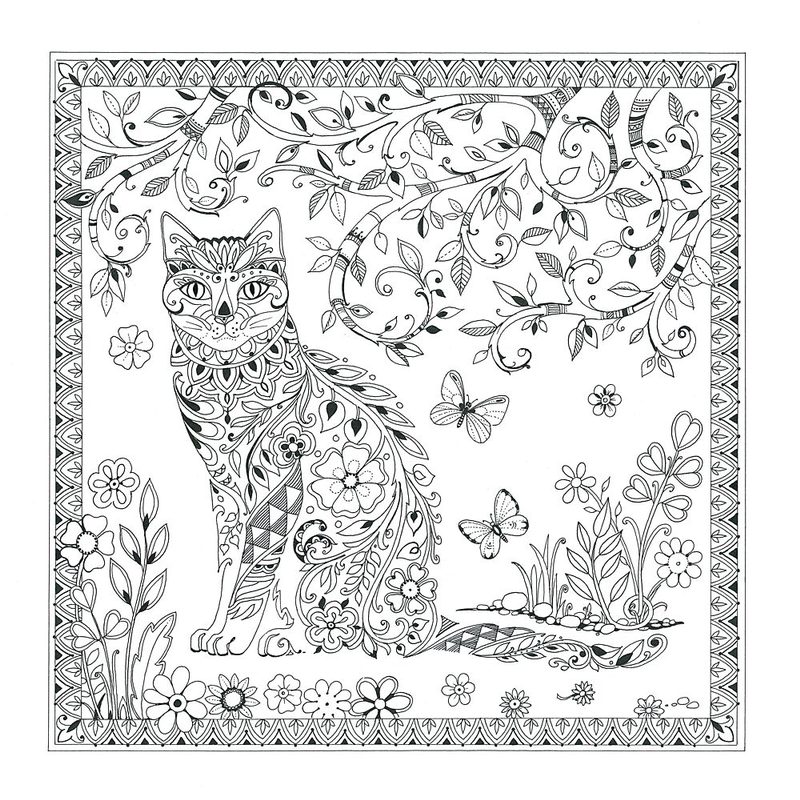 Cat and Butterflies art print by Isabelle Brent for $57.95 CAD