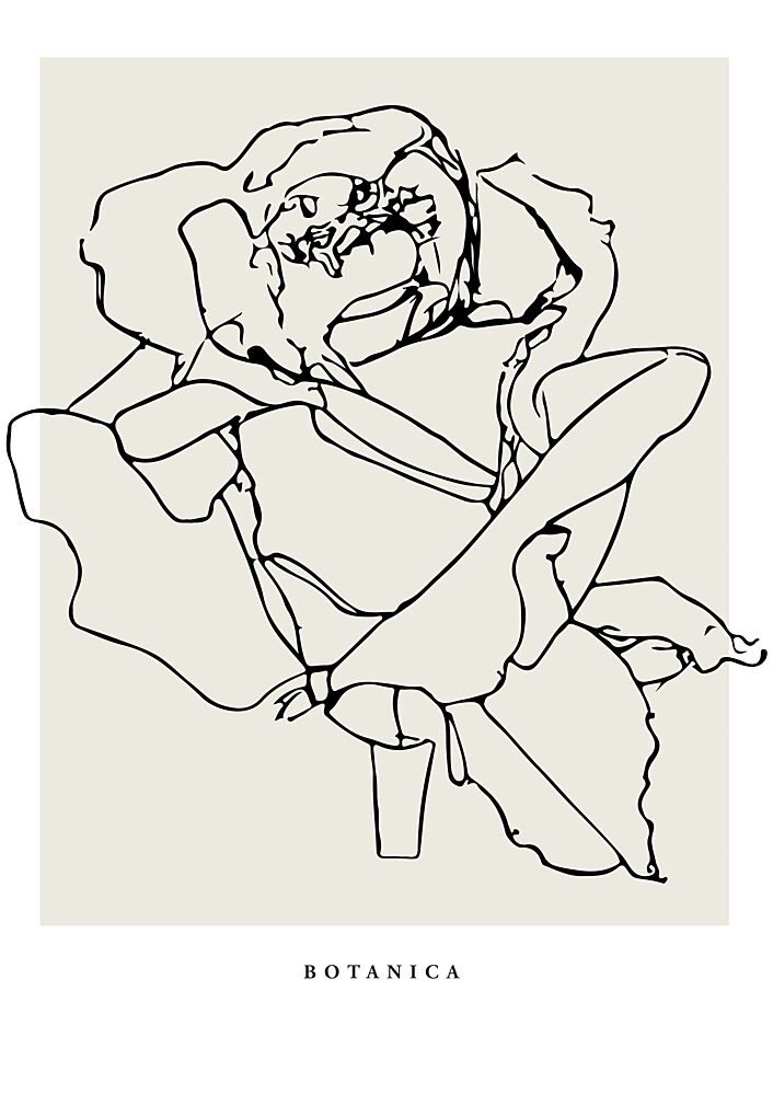 Botanicalineno09 art print by Treechild for $57.95 CAD